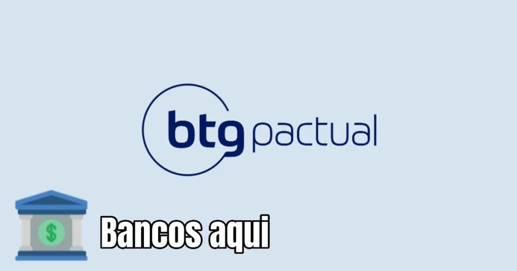 Logo do banco BTG Pactual, no Bancos aqui